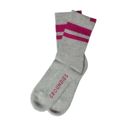 New Groundies ® Anatomische Socken Grau/Pink