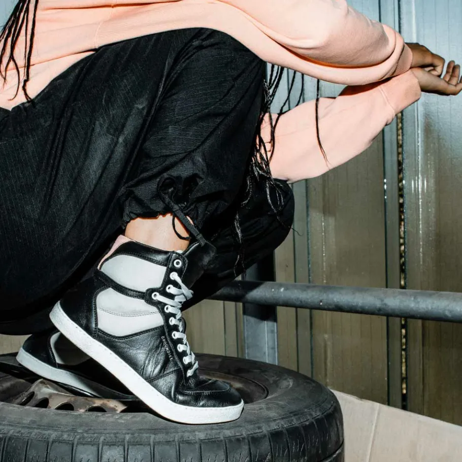 Outlet Groundies ® Hamptons High Women Schwarz/Beige