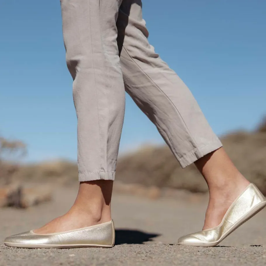 Best Groundies ® Lily Classic Women Metallic Champagne